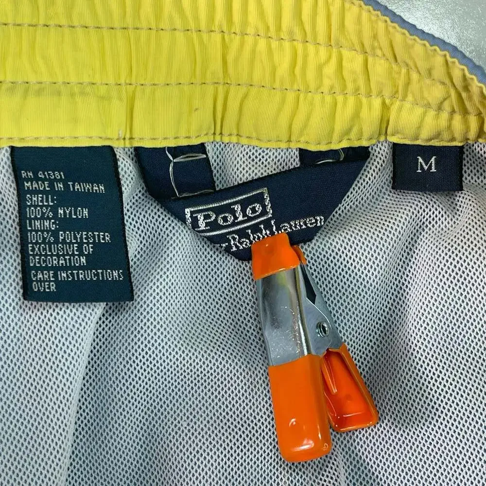 Polo Ralph Lauren Swimwear Swim Trunks Men's Light Blue Sz M w/ 9” length